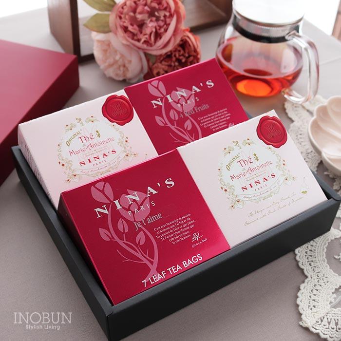 ニナス 紅茶 ティーバッグセット ギフトセット 4箱入 ギフト : INOBUN