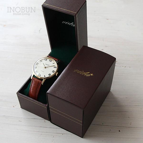 腕時計 VIDA+ Voyage(ヴォヤージュ) 腕時計 日本製 シルバー/ブラック（ベルト）｜inobun｜04
