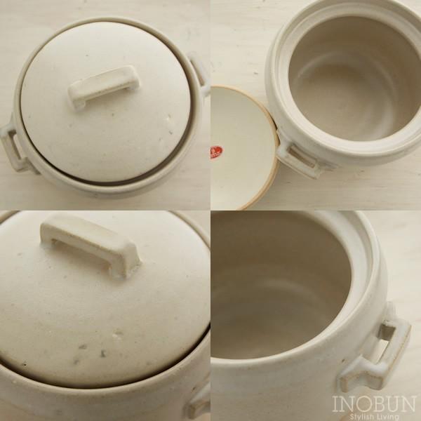 STUDIO M '土鍋 白　2号炊き 土鍋 ブレゼ ご飯鍋 スタジオエム 2号炊き 白 日本製 直火炊き 新生活
