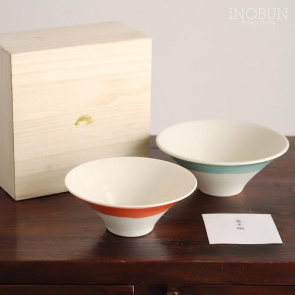 Floyd (フロイド) 富士山 茶碗　ペア　セット売り　D Floyd（フロイド） Floyd FUJI WAN 富士碗 Couple ペア茶碗セット 桐