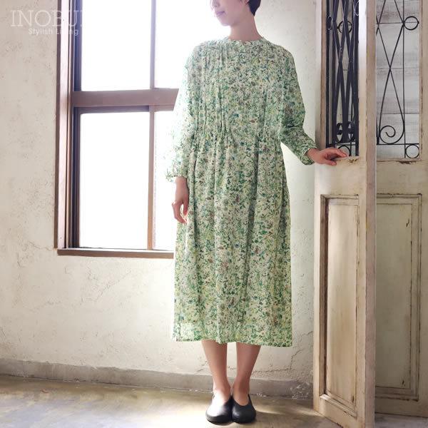 クレスピ Crespi 別注 リバティ シルフローンワンピース Wild Flowers ワイルドフラワーズ オフベース 38 日本製 セール Inobun イノブン 通販 Yahoo ショッピング