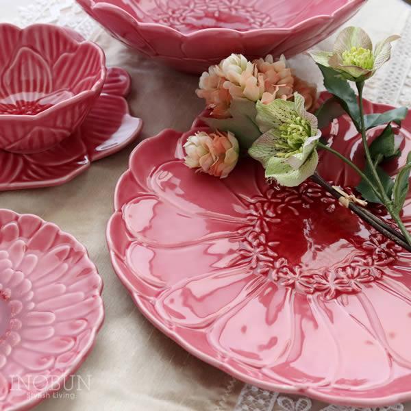 ボルダロ・ピニェイロ ブルーミー ディナープレート 27.5cm ジニア ピンク ポルトガル食器 新生活 |  | 04