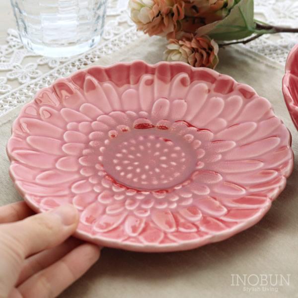 ボルダロ・ピニェイロ ブルーミー ブレッドプレート クリサンテーモ ピンク ポルトガル食器 |  | 01