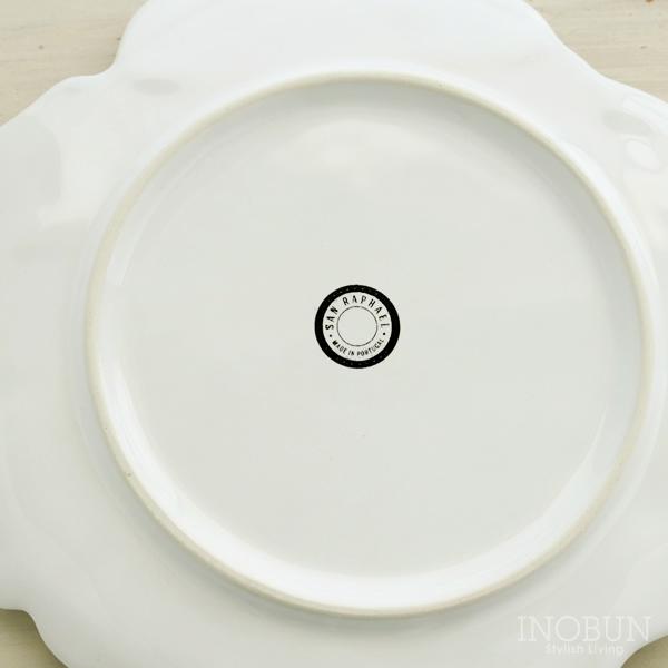 ボルダロ・ピニェイロ ブルーミー デザートプレート アネモネ ホワイト ポルトガル食器 |  | 04