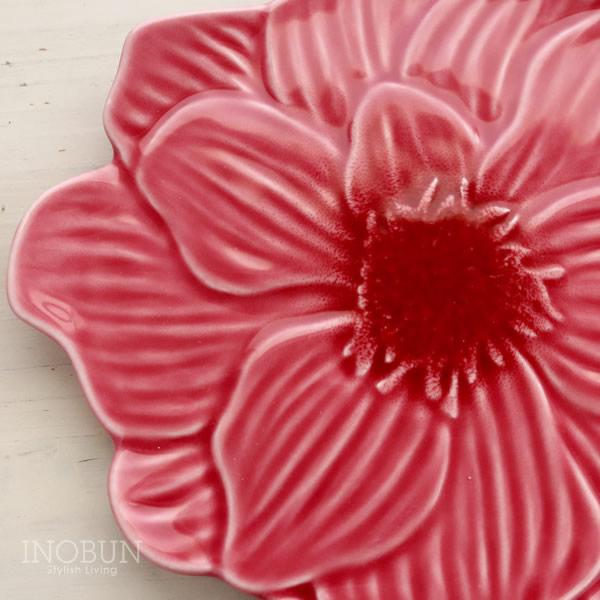 ボルダロ・ピニェイロ ブルーミー デザートプレート アネモネ ピンク ポルトガル食器 |  | 02
