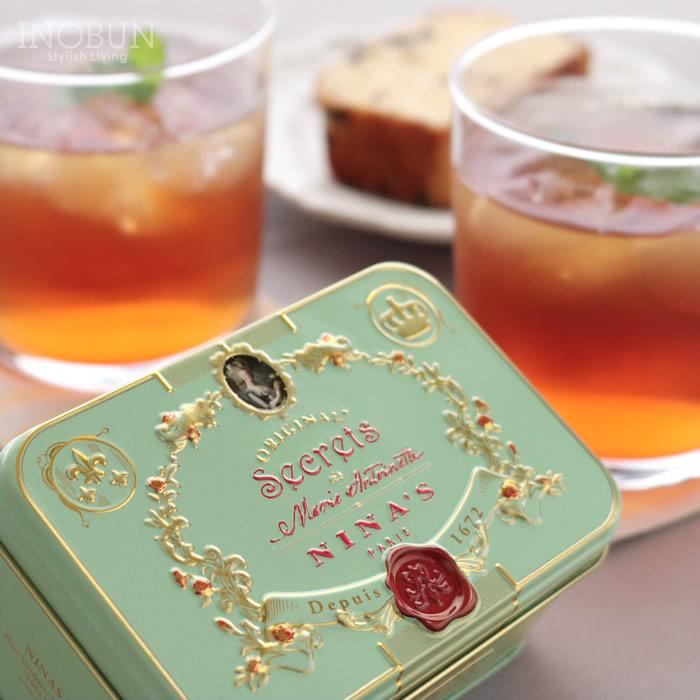 ニナス 紅茶 アールグレイ Royal box for tea ティーバッグ缶 2.5g x 10袋｜inobun