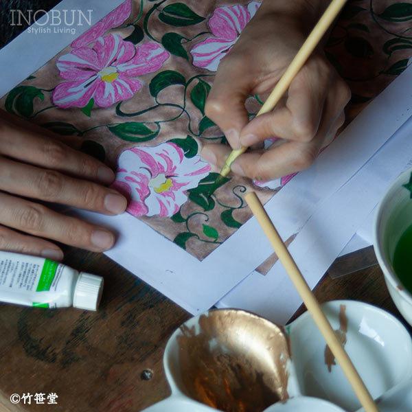 【京都】竹笹堂　原田裕子木版画　「ぶんぶんぶん」 【吉井】
