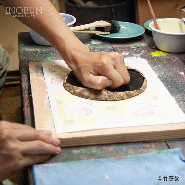【京都】竹笹堂　原田裕子木版画　「afternoon moon」 【声】