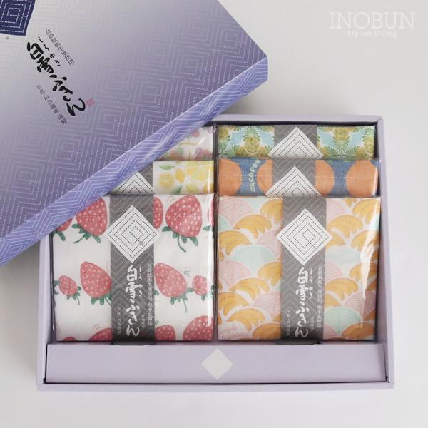 白雪ふきん オリジナルギフトセット くだもの 6枚入り 箱詰セット |  | 01