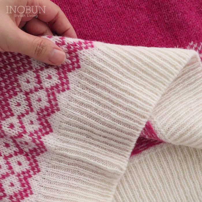 ハーレーオブスコットランド フェアアイルセーター ニット L4859/7 ピンク系 セール |  | 09