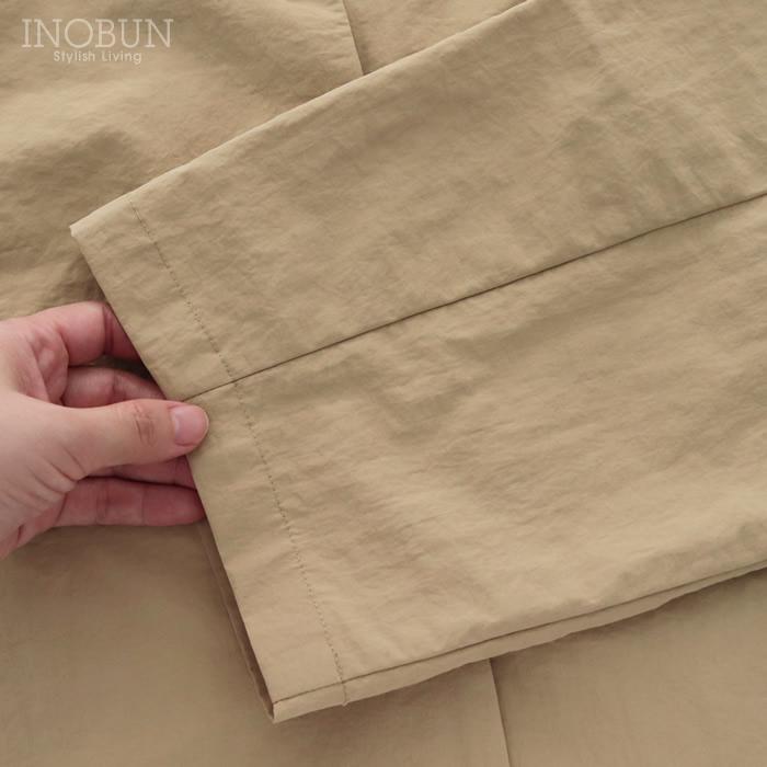 sosotto ナイロンLIBERTY裏地ノーカラーコート Sleeping Rose ベージュ |  | 05