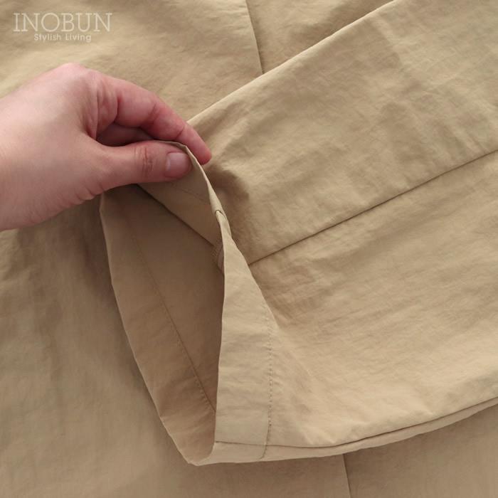 sosotto ナイロンLIBERTY裏地ノーカラーコート Sleeping Rose ベージュ |  | 06