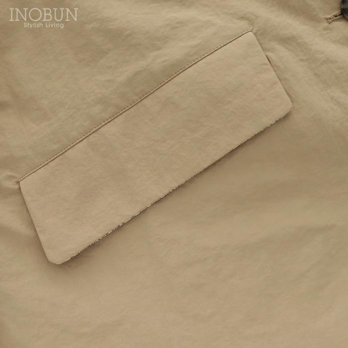 sosotto ナイロンLIBERTY裏地ノーカラーコート Sleeping Rose ベージュ |  | 08