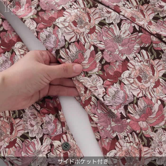 ワンピース Crespi LIBERTY コットンフランネル ワンピース BLACK BURN リバティ クレスピ セール |  | 11