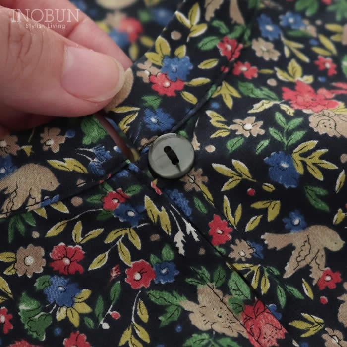 ワンピース イノブン別注 J.Sloane LIBERTY キーネック すっきり見えワンピース Birdsong/AE リバティ ジェイスローアン |  | 13