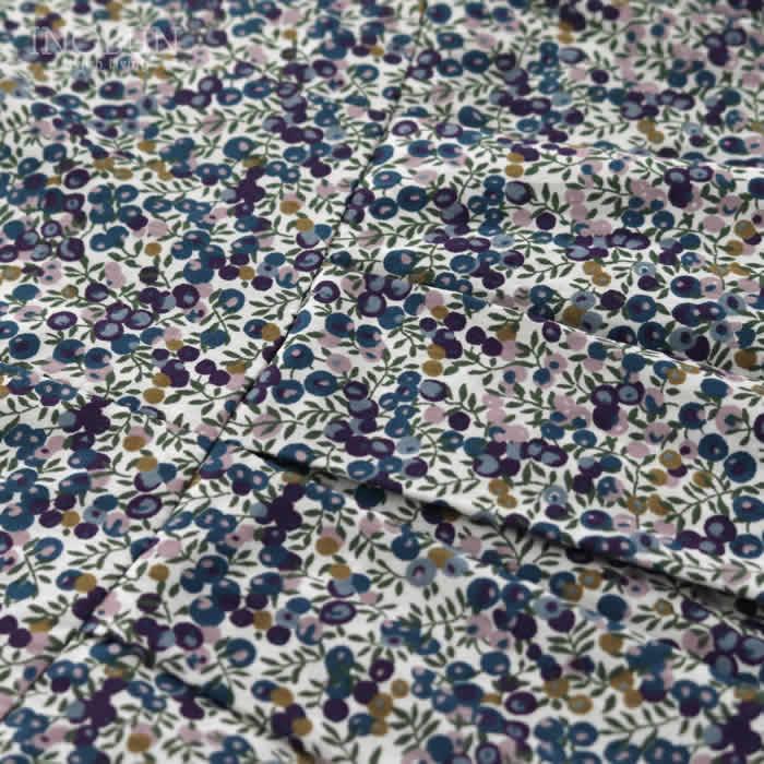 ワンピース イノブン別注 J.Sloane LIBERTY キーネック すっきり見えワンピース Wiltshire Bud/DE  リバティ ジェイスローアン |  | 12