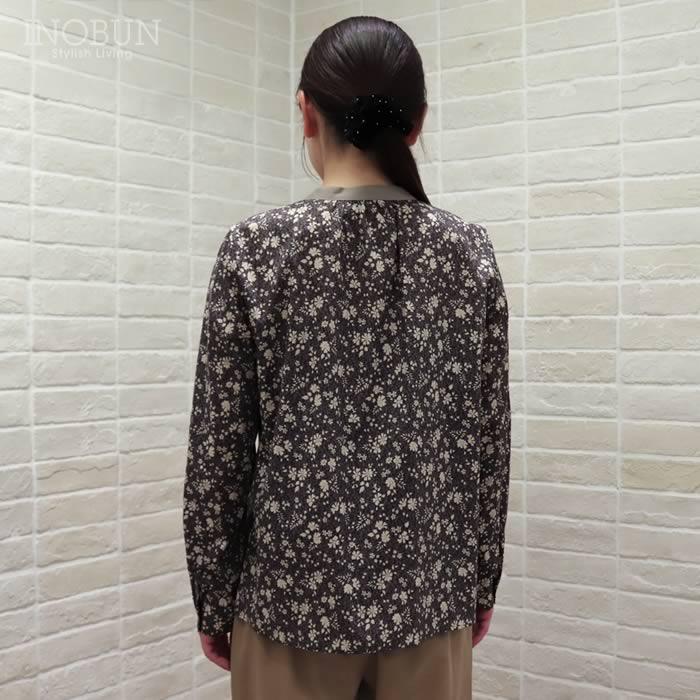 ブラウス イノブン別注 J.Sloane リバティ クレリック衿ブラウス Capel Pepper/ZE グレー Mサイズ LIBERTY ジェイスローアン |  | 13