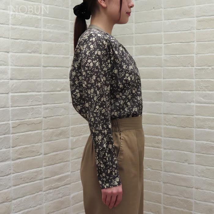 ブラウス イノブン別注 J.Sloane リバティ クレリック衿ブラウス Capel Pepper/ZE グレー Mサイズ LIBERTY ジェイスローアン |  | 05