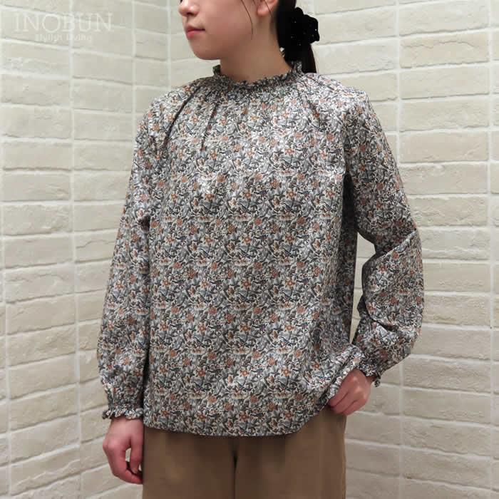 ブラウス イノブン別注 Parkes LIBERTY シャーリングプルオーバーブラウス Strawberry Tree/CE パークス | 