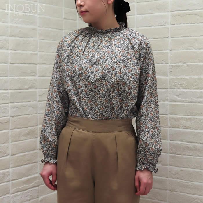 ブラウス イノブン別注 Parkes LIBERTY シャーリングプルオーバーブラウス Strawberry Tree/CE パークス |  | 10