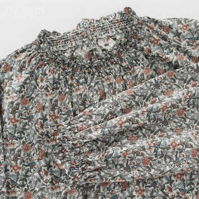 ブラウス イノブン別注 Parkes LIBERTY シャーリングプルオーバーブラウス Strawberry Tree/CE パークス |  | 07