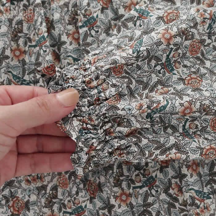 ブラウス イノブン別注 Parkes LIBERTY シャーリングプルオーバーブラウス Strawberry Tree/CE パークス |  | 08