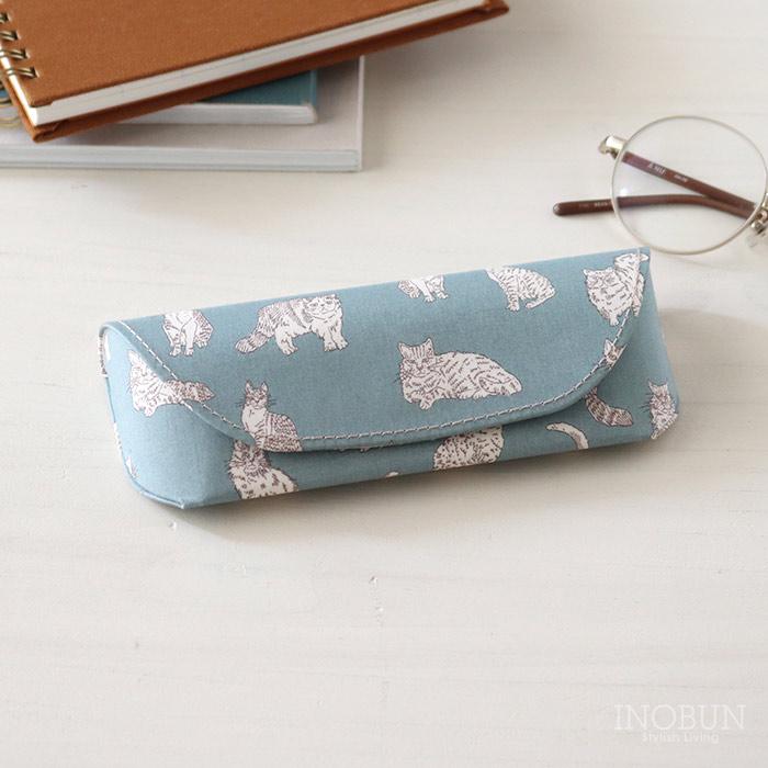 メガネケースリバティアーカイブギンガムグレージュハンドメイド 