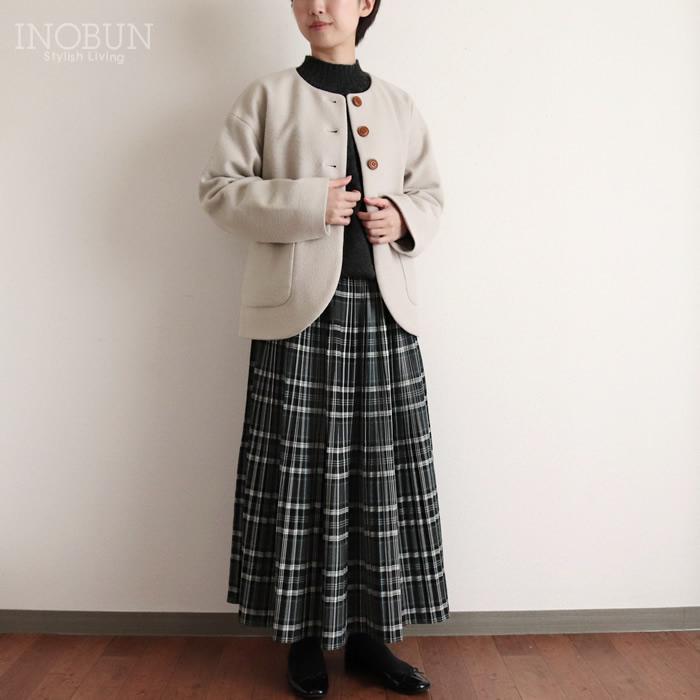 ジャケット Vent d'ouset イノブン別注 裏リバティウールジャケット オフ 38サイズ ヴァンドウェスト ハーフコート セール SALE | 