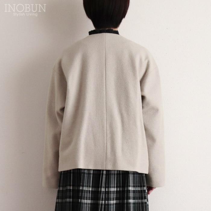 ジャケット Vent d'ouset イノブン別注 裏リバティウールジャケット オフ 38サイズ ヴァンドウェスト ハーフコート セール SALE |  | 03