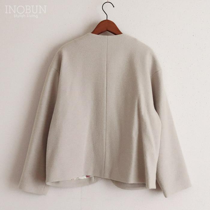 ジャケット Vent d'ouset イノブン別注 裏リバティウールジャケット オフ 38サイズ ヴァンドウェスト ハーフコート セール SALE |  | 06