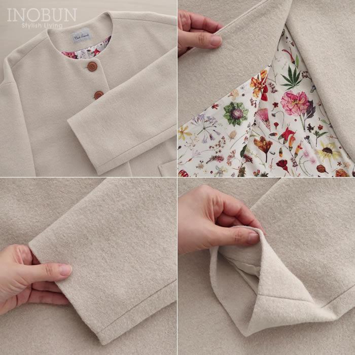 ジャケット Vent d'ouset イノブン別注 裏リバティウールジャケット オフ 38サイズ ヴァンドウェスト ハーフコート セール SALE |  | 08