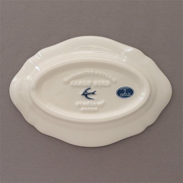 スタジオエム アーリーバード オーバルプレート S 日本製 青い鳥 食器 新生活 |  | 05