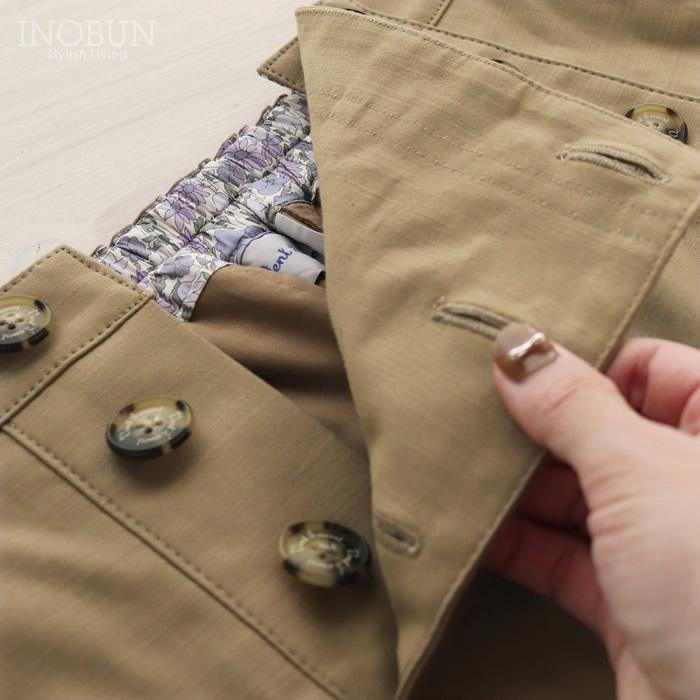 イノブン別注 ヴァンドウェスト 裏リバティ マリンパンツ ベージュ Poppy&Daisy/UE |  | 02