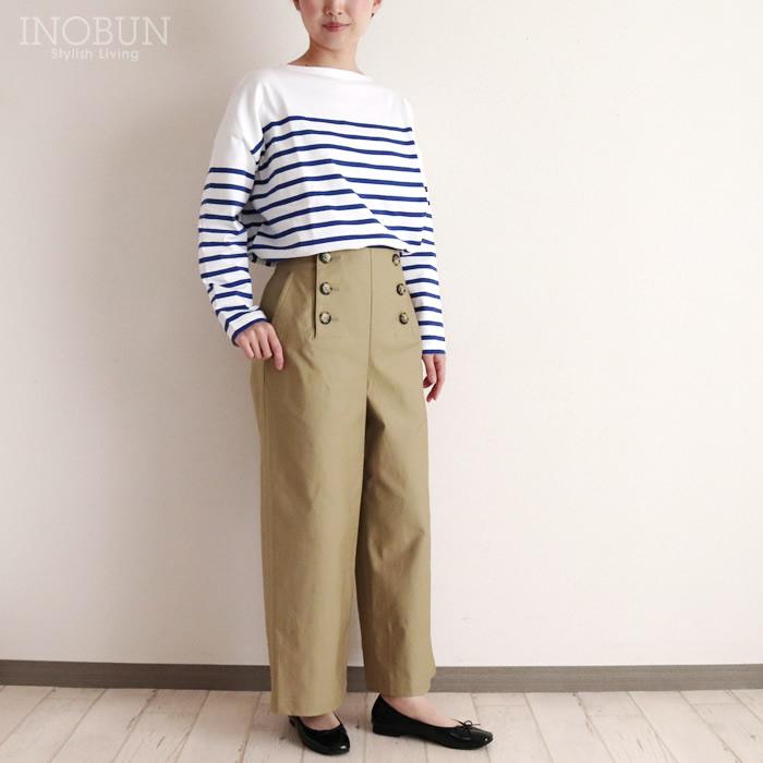 イノブン別注 ヴァンドウェスト 裏リバティ マリンパンツ ベージュ Poppy&Daisy/UE |  | 06