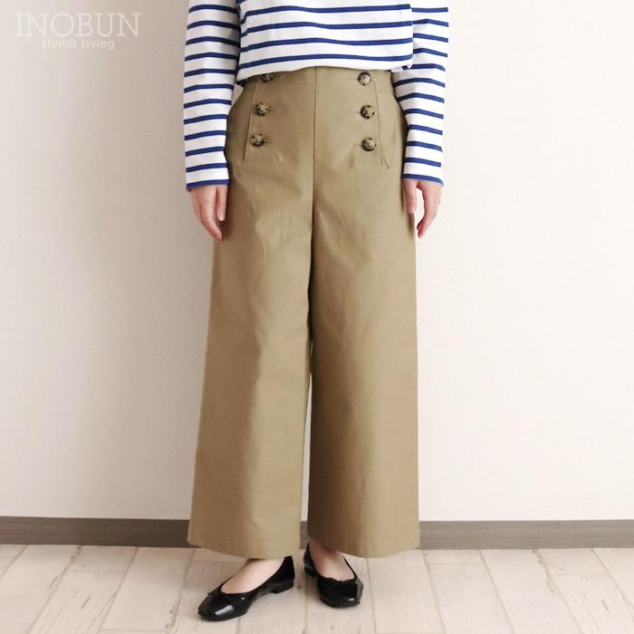 イノブン別注 ヴァンドウェスト 裏リバティ マリンパンツ ベージュ Poppy&Daisy/UE |  | 07