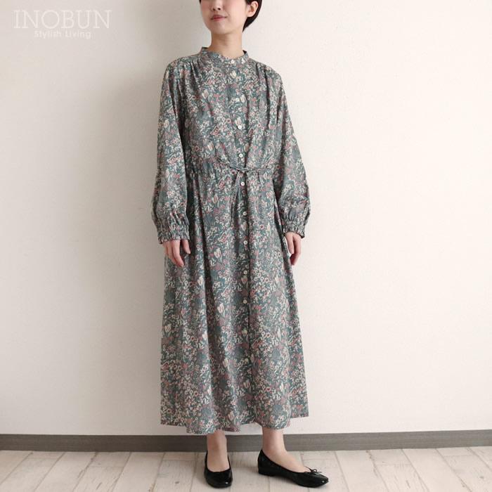 ワンピース Crespi リバティ ドロストリボンワンピース Wandervogel 