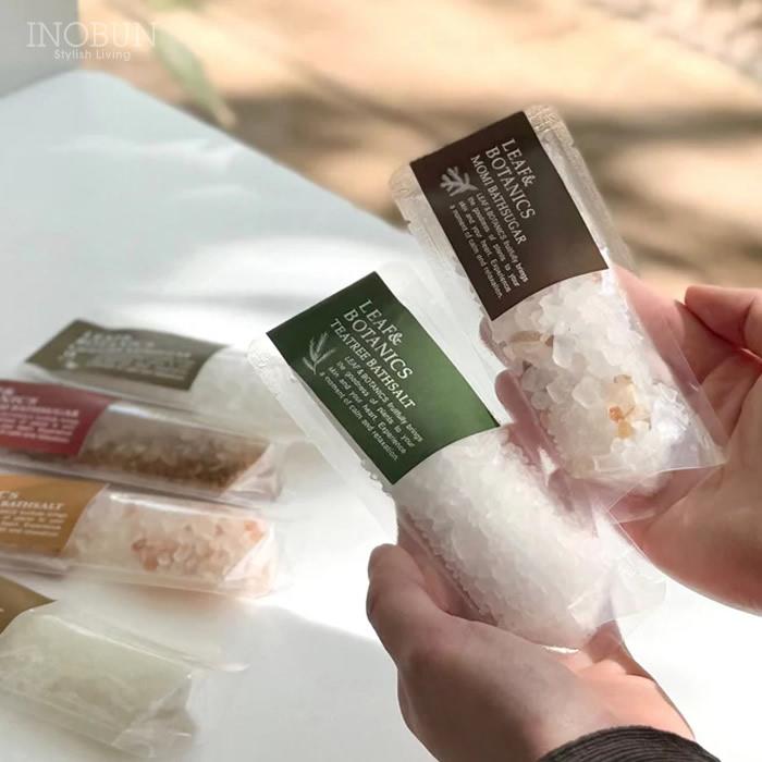 リーフ＆ボタニクス バスソルト 40g x 3袋セット ティーツリー