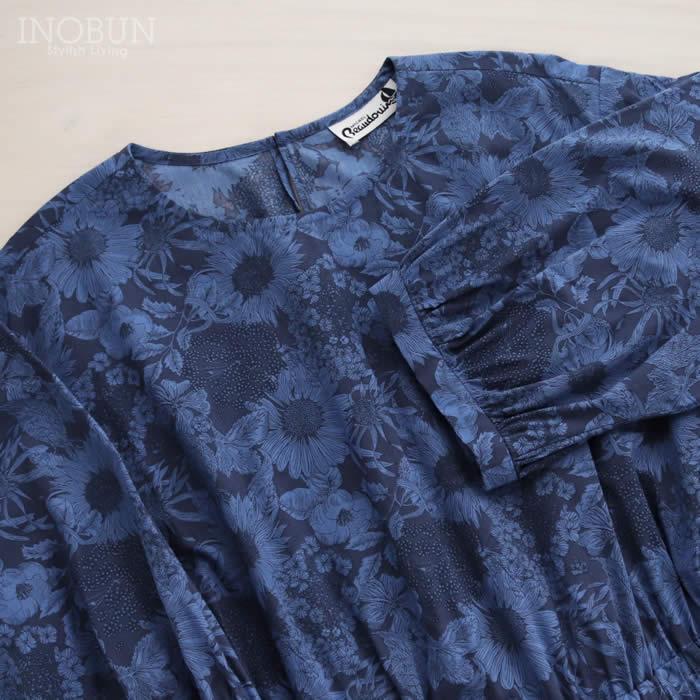 ワンピース イノブン別注 Michel Beaudouin リバティ クルーネック