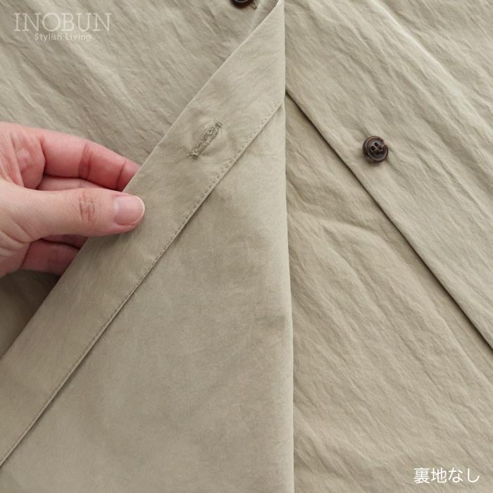 Parkes C/N高密度クロス ドロップショルダーワンピースコート ライトカーキ セール |  | 09