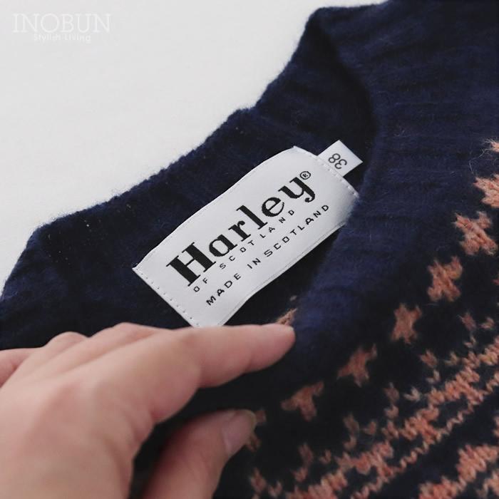 ニット Harley of Scotland フェアアイルセーター ネイビー系 ハーレーオブスコットランド ニット L3170/7 セール |  | 11