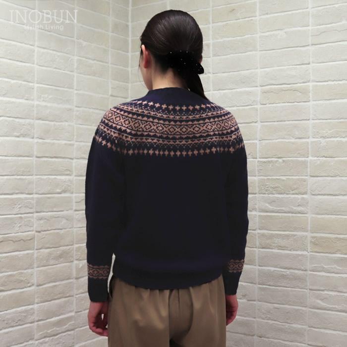 ニット Harley of Scotland フェアアイルセーター ネイビー系 ハーレーオブスコットランド ニット L3170/7 セール |  | 06