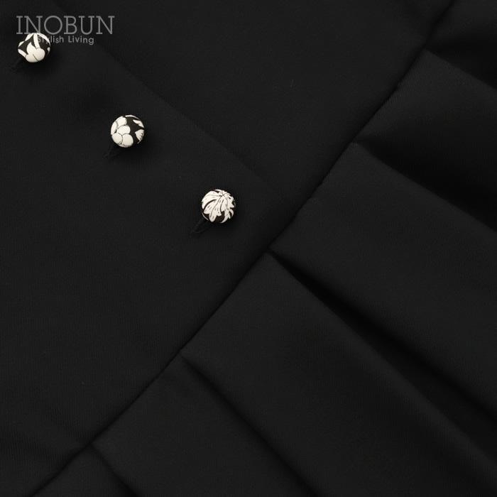 J.Sloane LIBERTY ショールカラーワンピース ポリエステルリノン Mortimer/ZE ブラック系 セール |  | 12