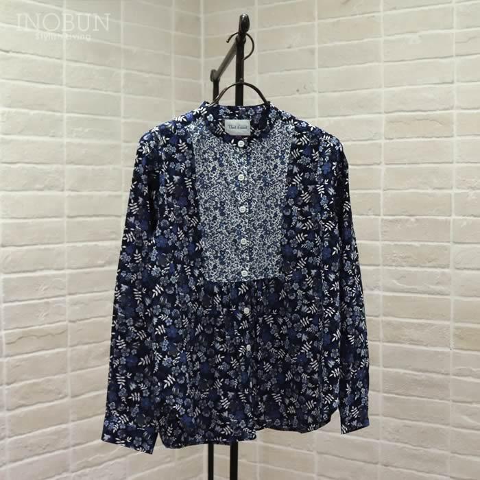 Vent d'ouest LIBERTY配色ブラウス EDENHAM ネイビー系 セール |  | 03