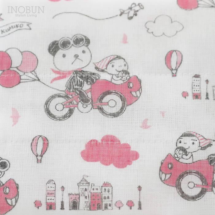 白雪ふきん 友禅染 キミをのせて。 ピンク 30 x 40cm |  | 01