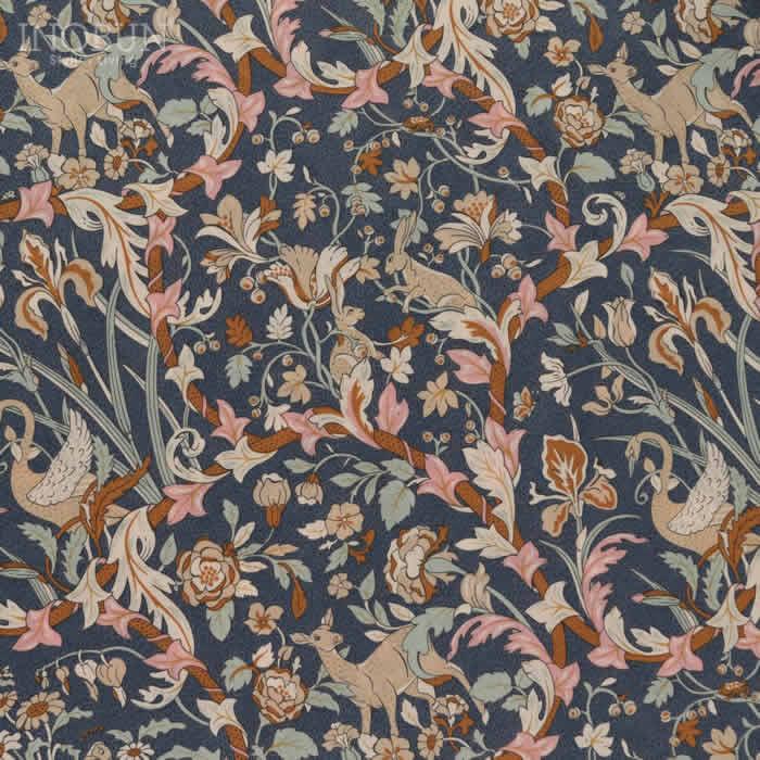 Parkes LIBERTY 共布リボン付きAラインワンピース Joan/25AU |  | 02