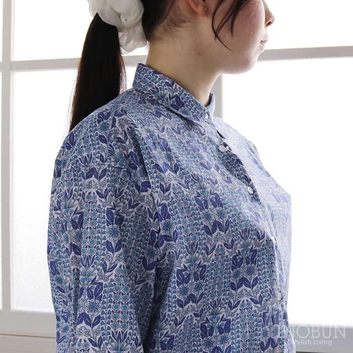 Parkes LIBERTY コンパクトボックスシャツ ブラウス ウェルベック別注 