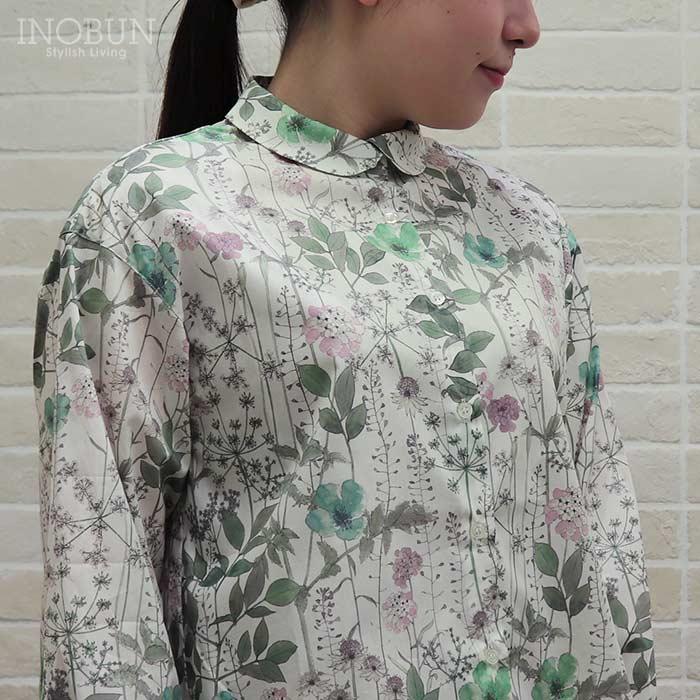 J.Sloane リバティ イルマ シャツ ブラウス スキッパー【美品】 Parkes 