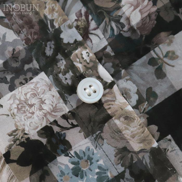 イノブン別注 Vent d'ouest LIBERTY コンパクト衿 ギャザーブラウス Archive Gingham |  | 09