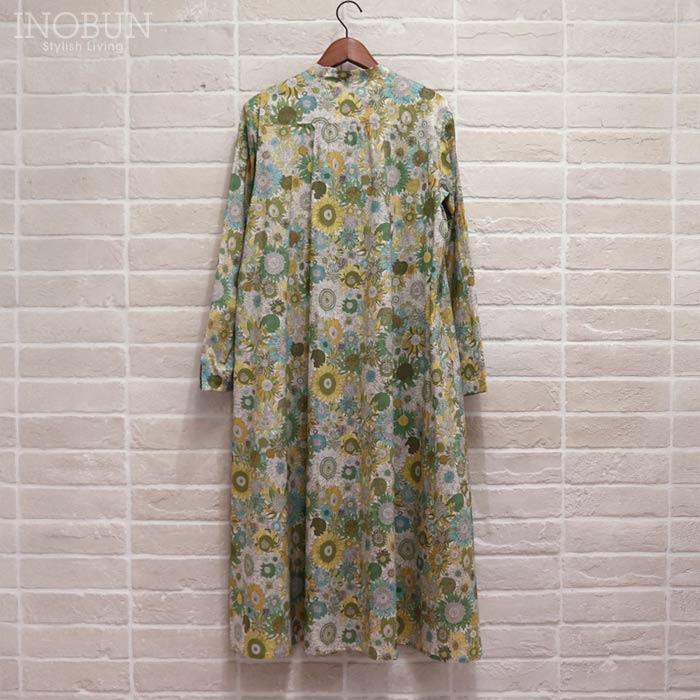 J.Sloane LIBERTY スタンドカラーAラインワンピース Sumall Susanna/AE 7分袖の画像