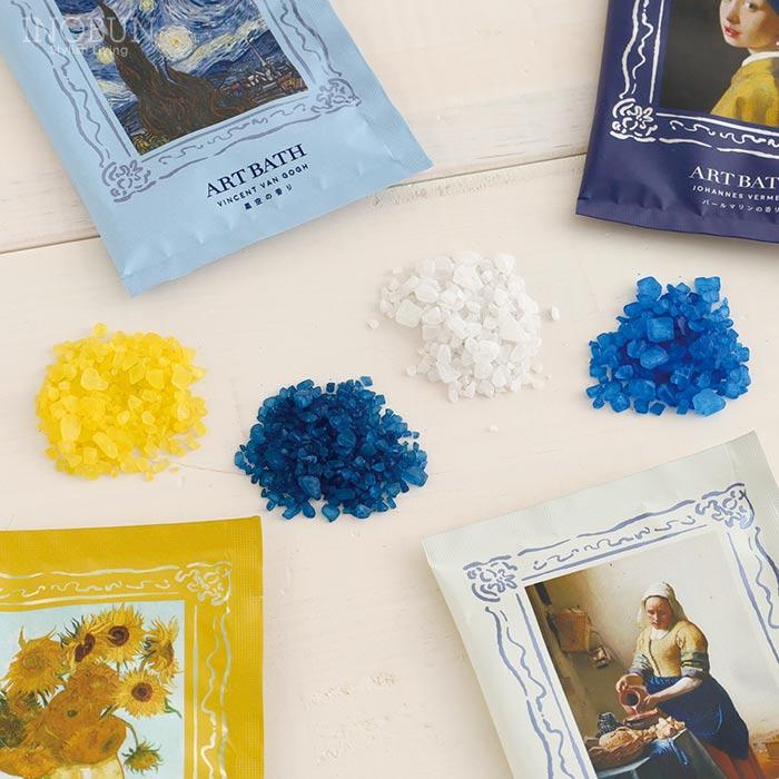 バスソルト DAILY MUSEUM バスソルト 3包セット 真珠の耳飾りの少女 日本製  フェルメール アート 絵画 入浴剤 ギフト |  | 09